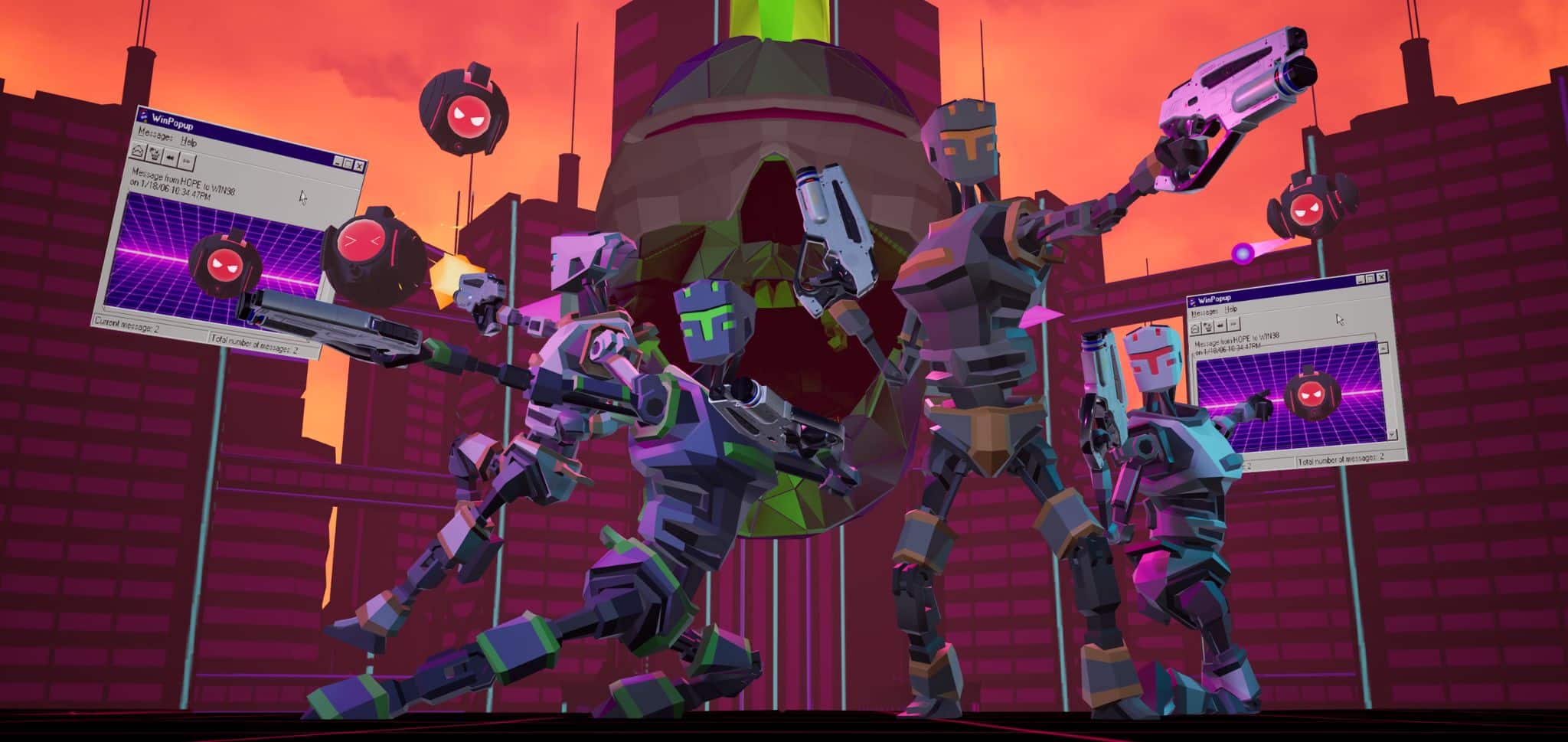 screenshots cyber shock shooter game